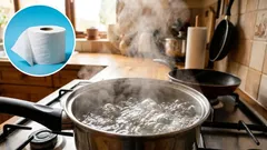 私はトイレットペーパーに熱湯を注ぎ、ほとんどの家庭が抱える問題を解決しました。