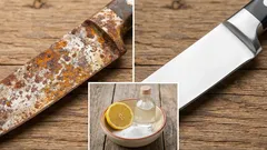  錆を落とすのに役立つもの：台所にある簡単な製品