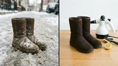 スエード、革、布製の靴の白いシミを素早く落とす方法：効果的な方法